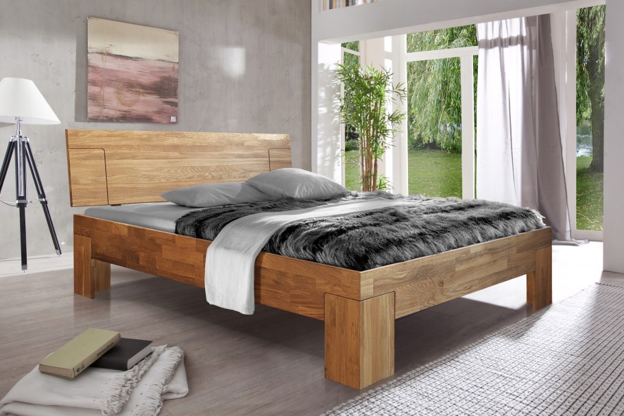 Кровать Sarah 180x200, серый