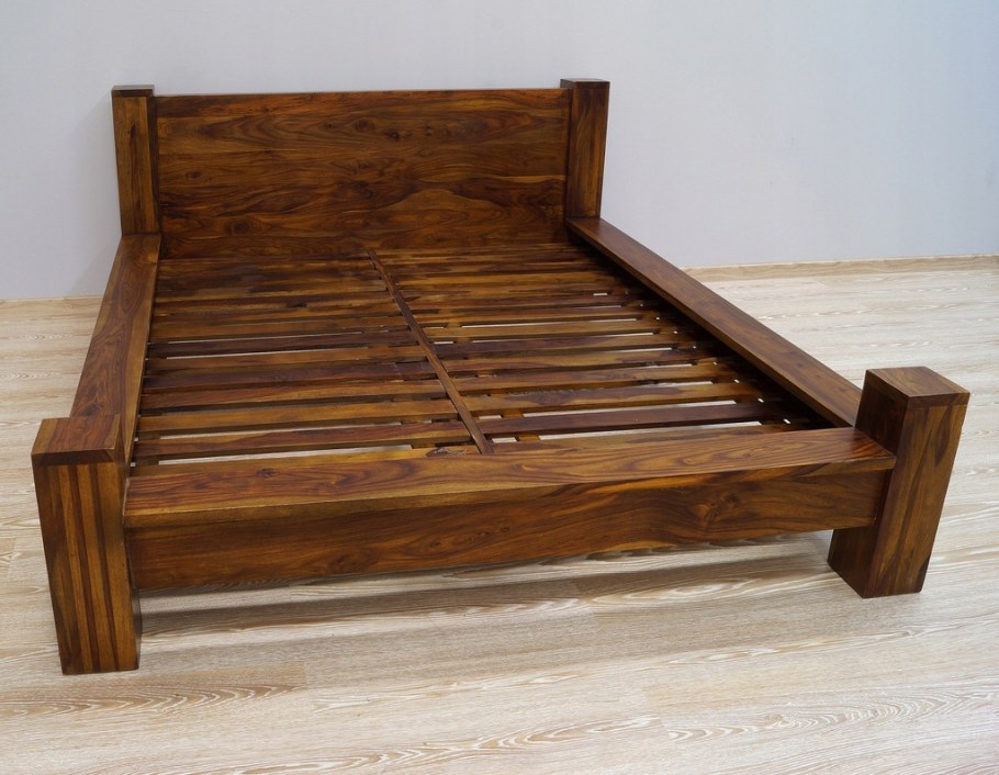 Кровать двуспальная массив палисандр Амелия