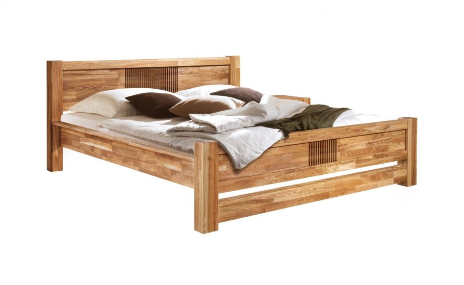 Кровать из дуба Стэнлес Лозанна