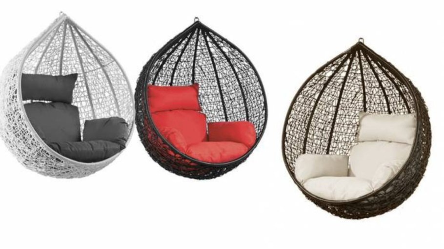 Кресло гнездо из ткани