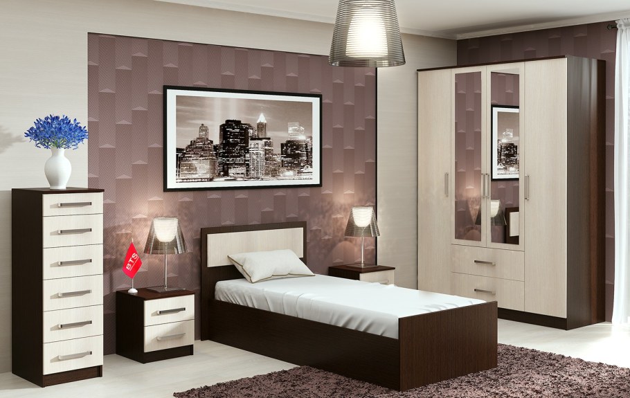 Спальный гарнитур Фиеста (БТС)