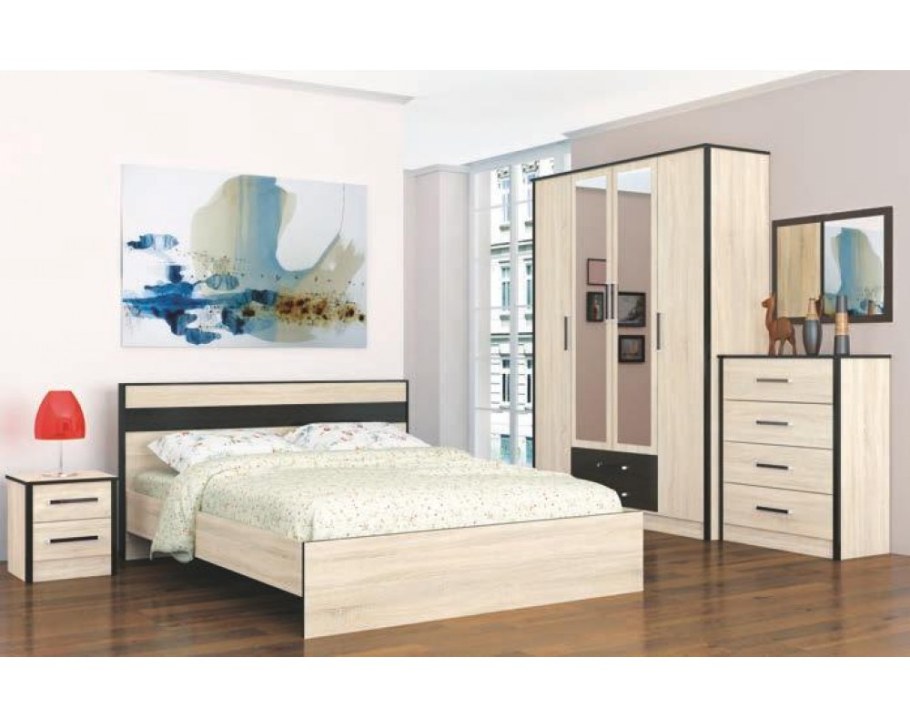 Шкаф лирика 4 створчатый ТЭКС