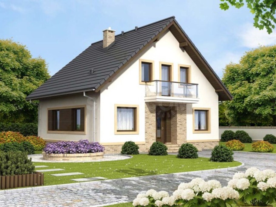 Дом 10 на 15 с мансардой