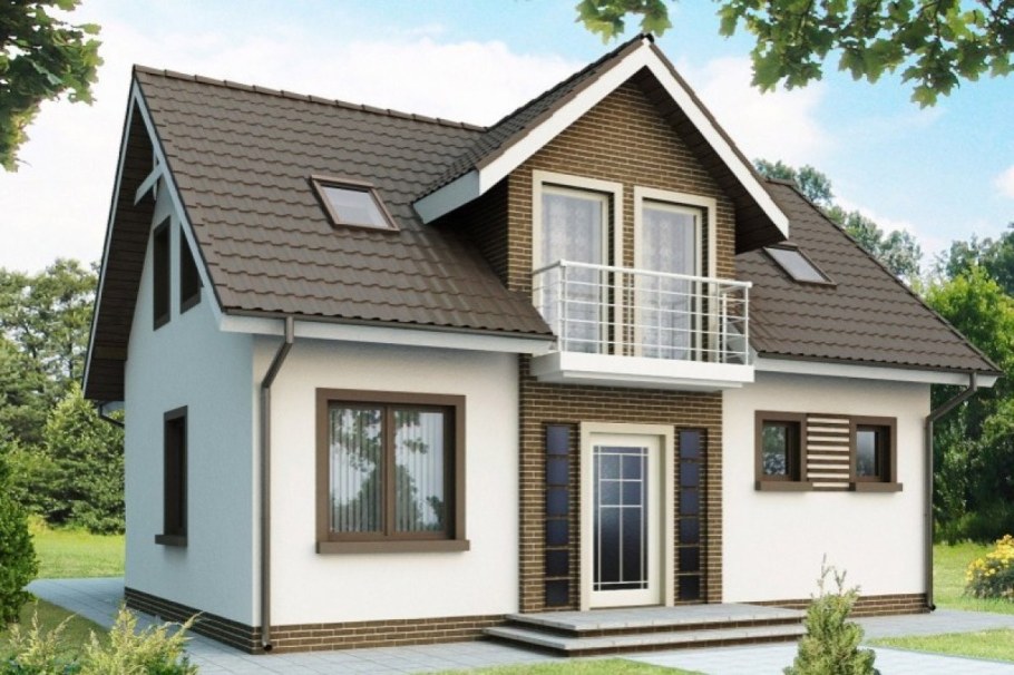 Дом 100 кв м с мансардой