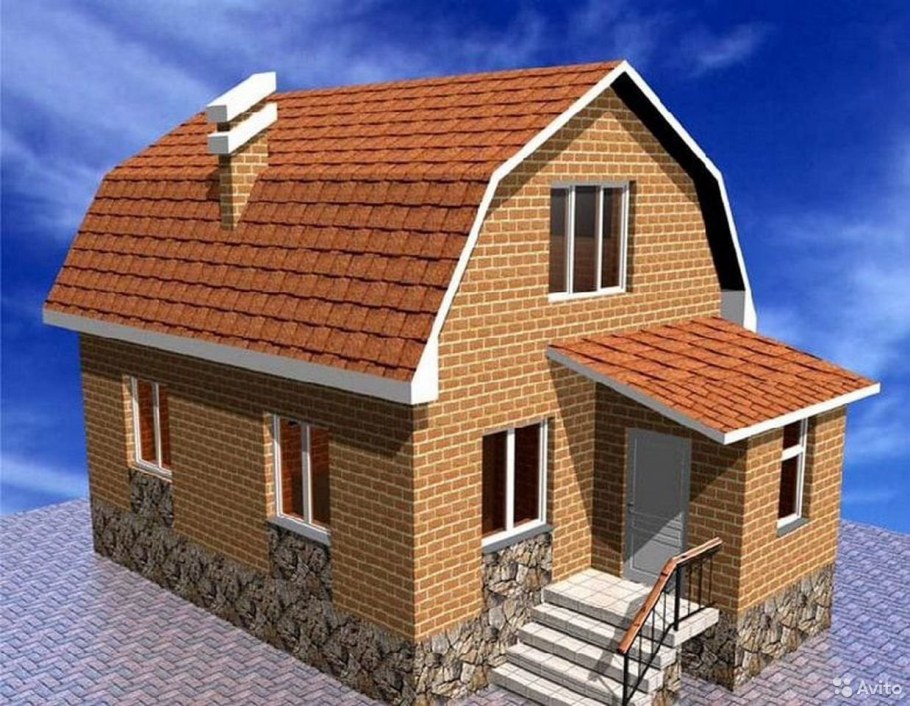 Проекты домов с мансардой