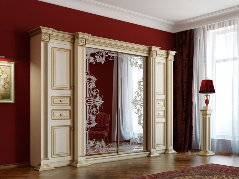 Шкаф купе Ампир Люкс Киргу