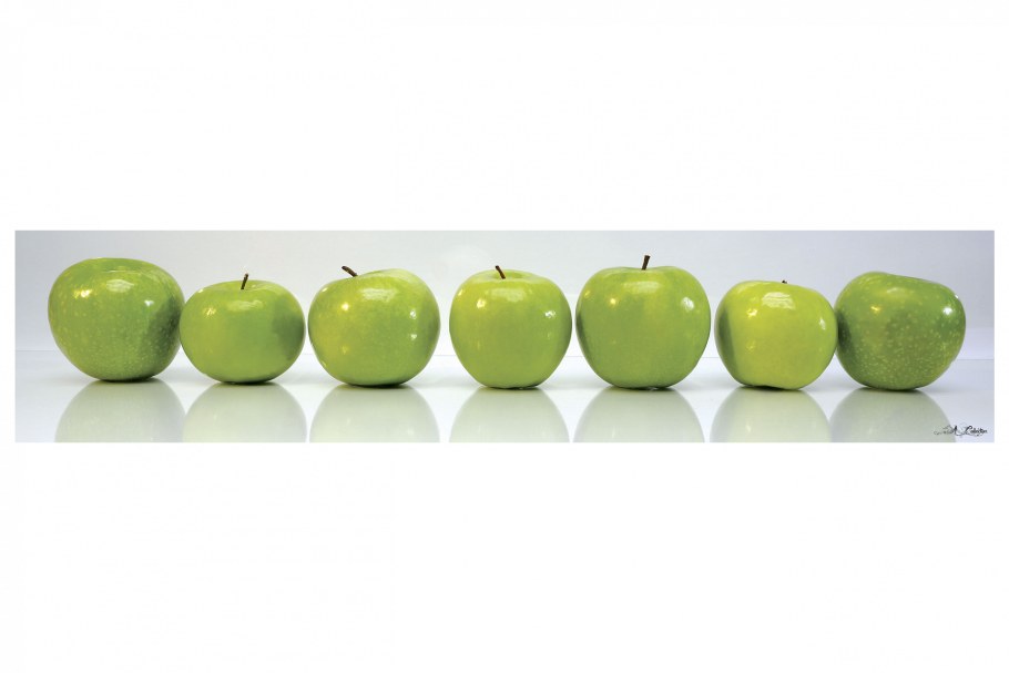 Зеленые яблоки на фартук