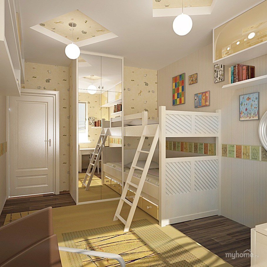 Планировка детской комнаты