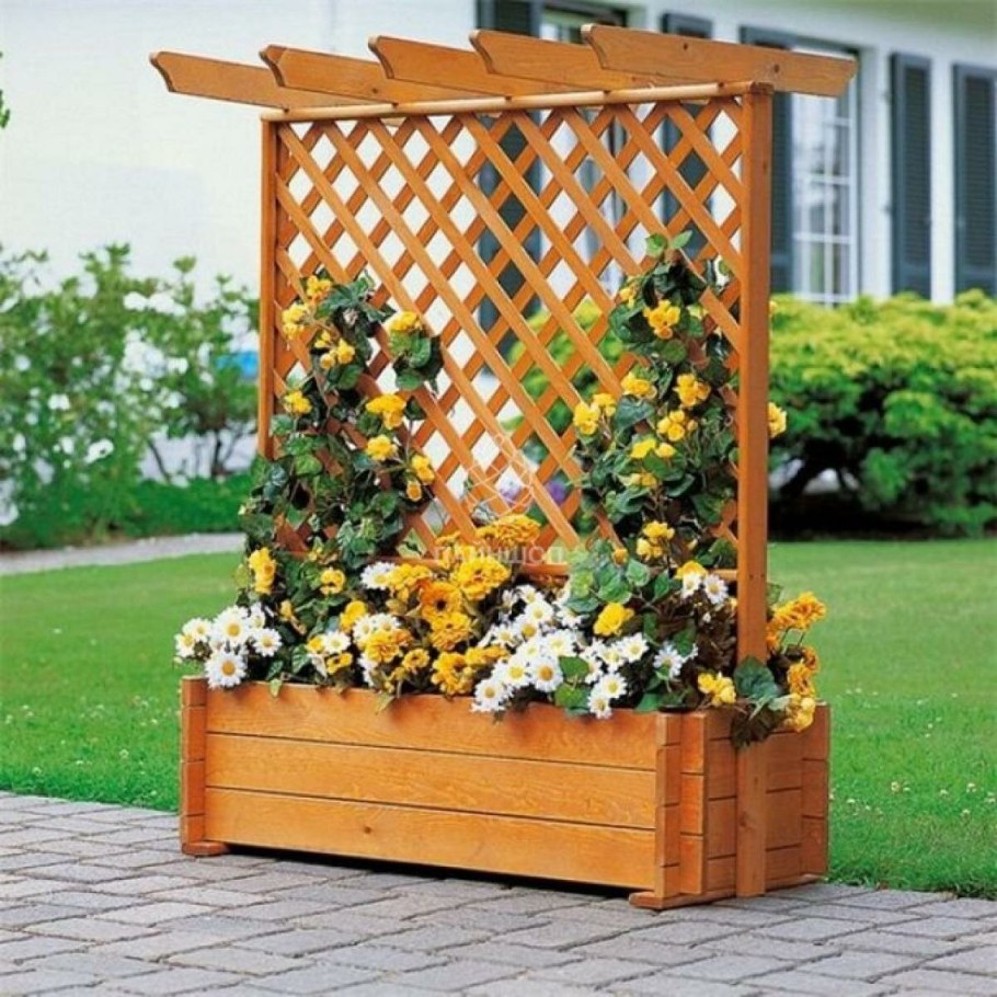 Деревянные клумбы