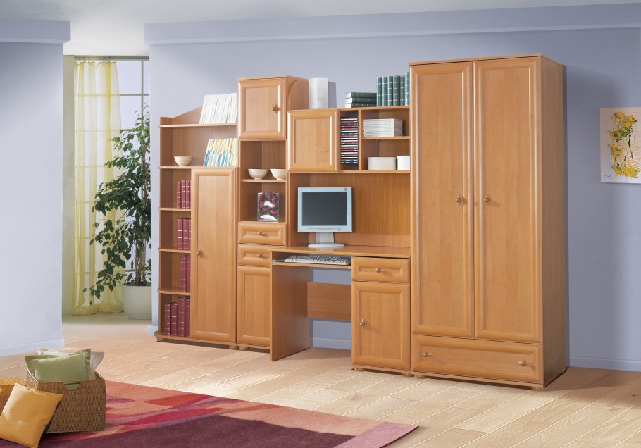 Стенка Виктория Феникс цвет ольха