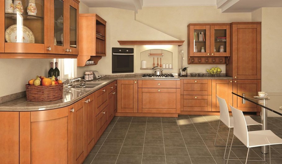 Кухня ольха в интерьере