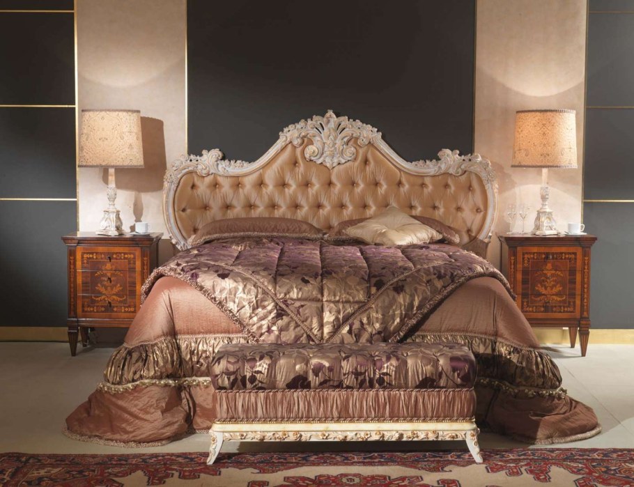 Резная кровать Jumbo Италия Роскошные Барокко