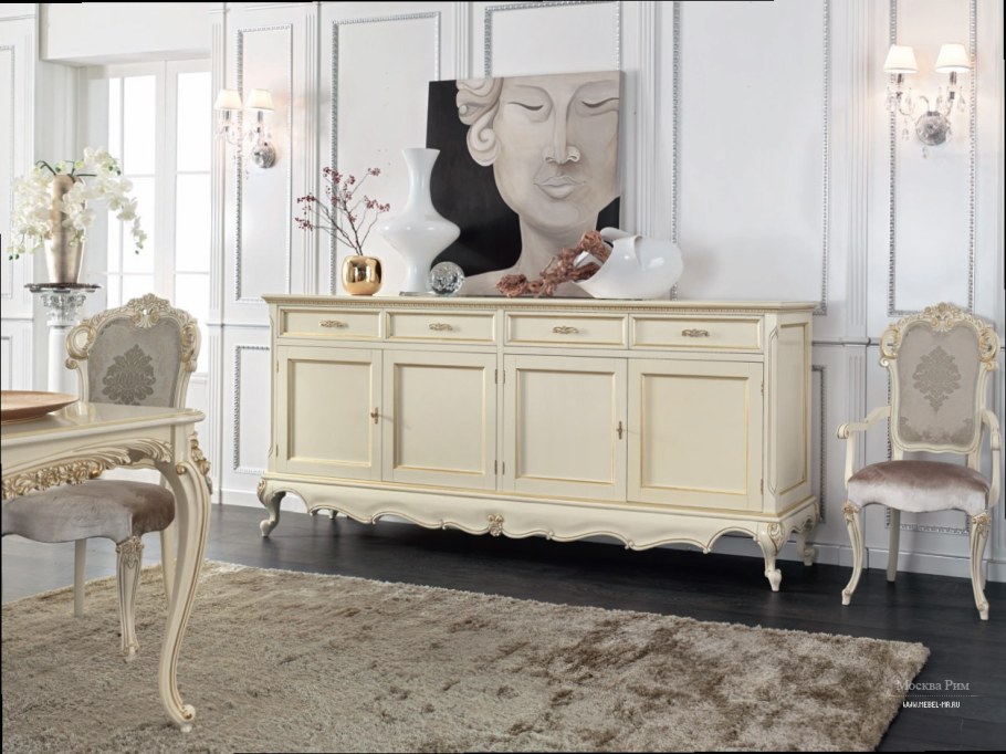 Итальянская мебель с розами