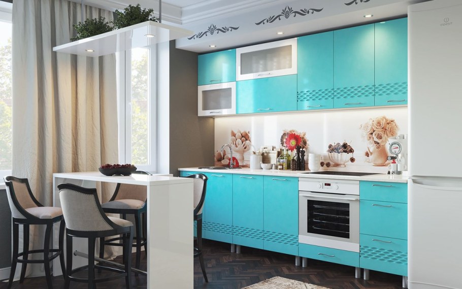 Кухня модульная волна SV мебель