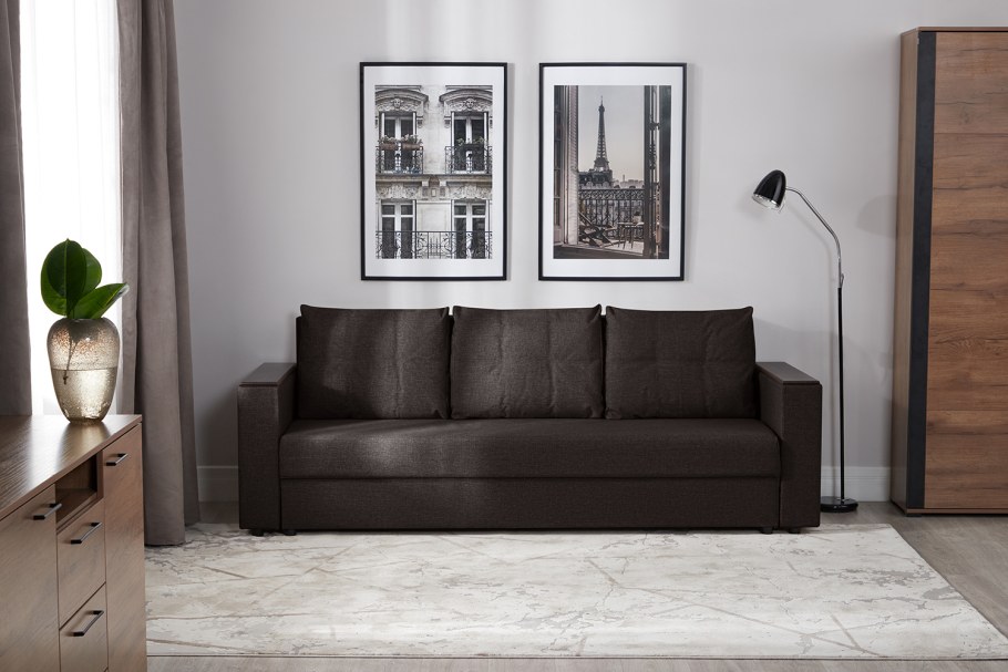 Диван кровать Атланта кофейный