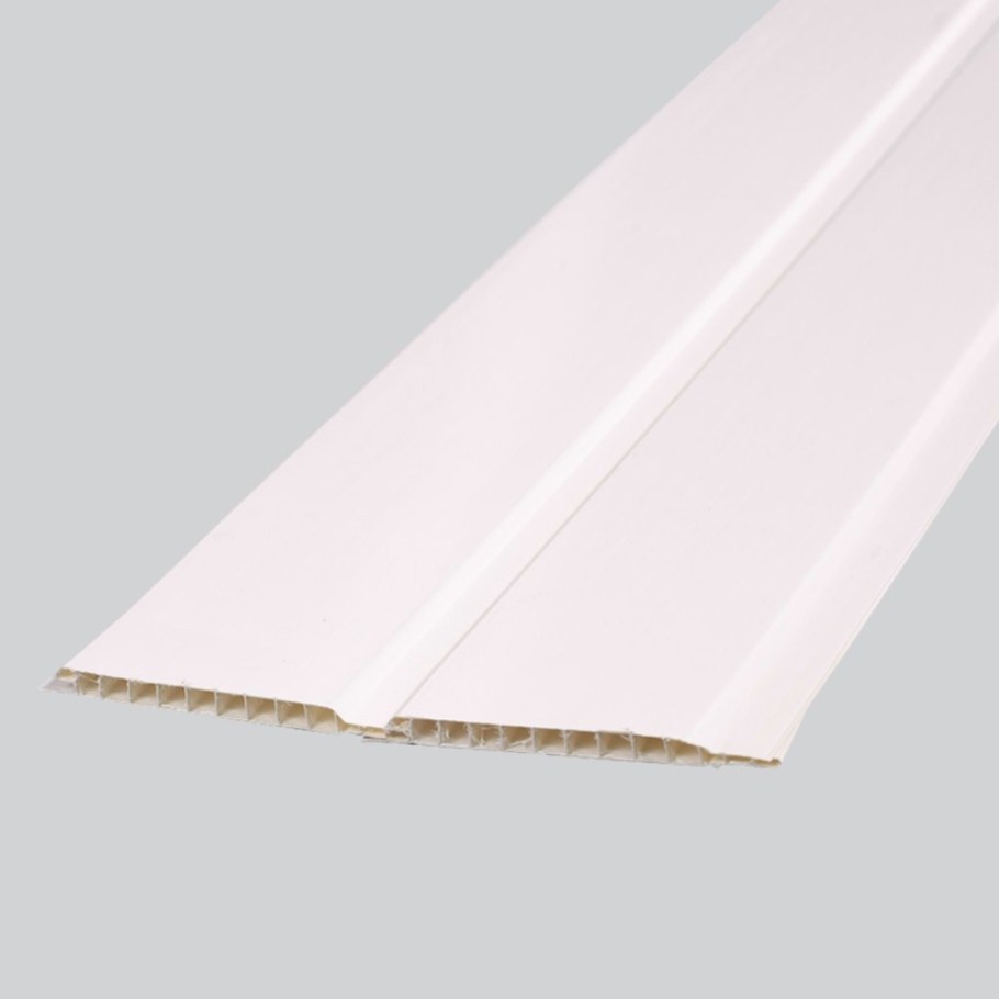 Вагонка ПВХ белая Леруа Мерлен 3000х100х10 мм