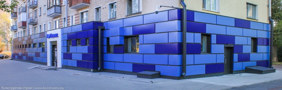 Металлические фасадные кассеты