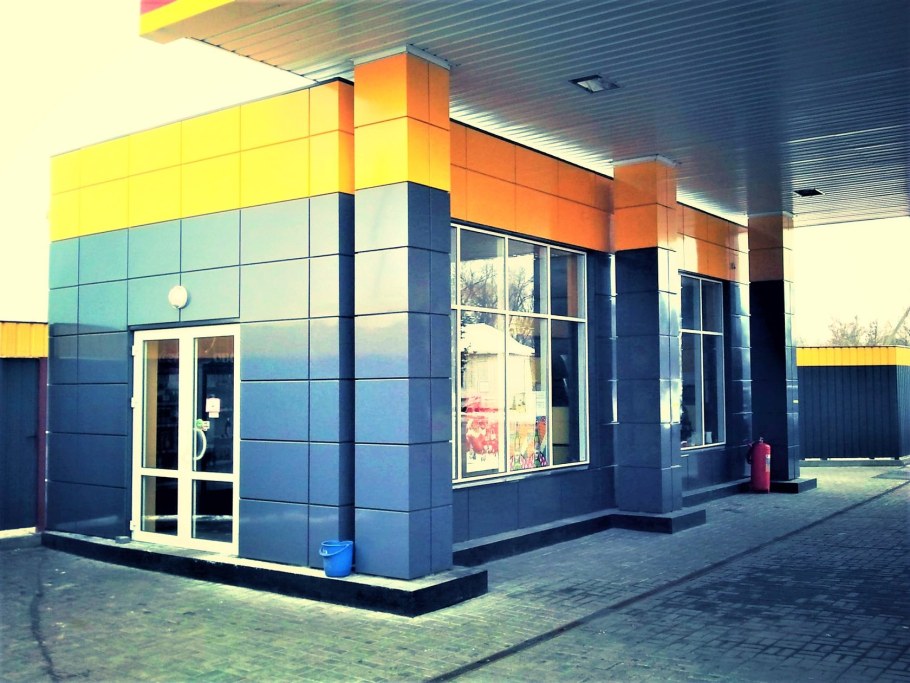 Фасад композит металлокассеты