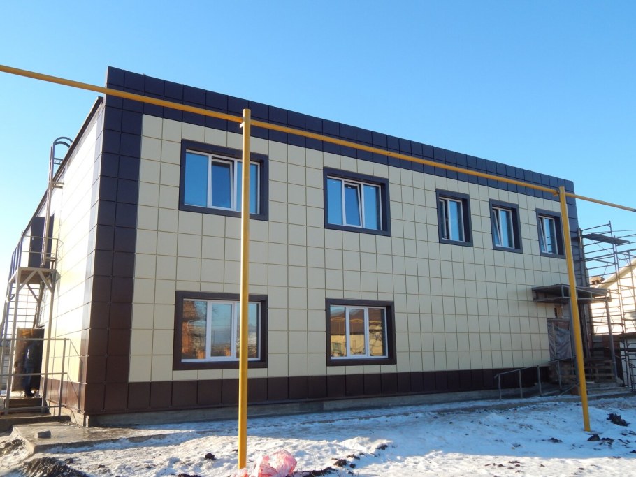 Вентилируемый фасад металлокассеты