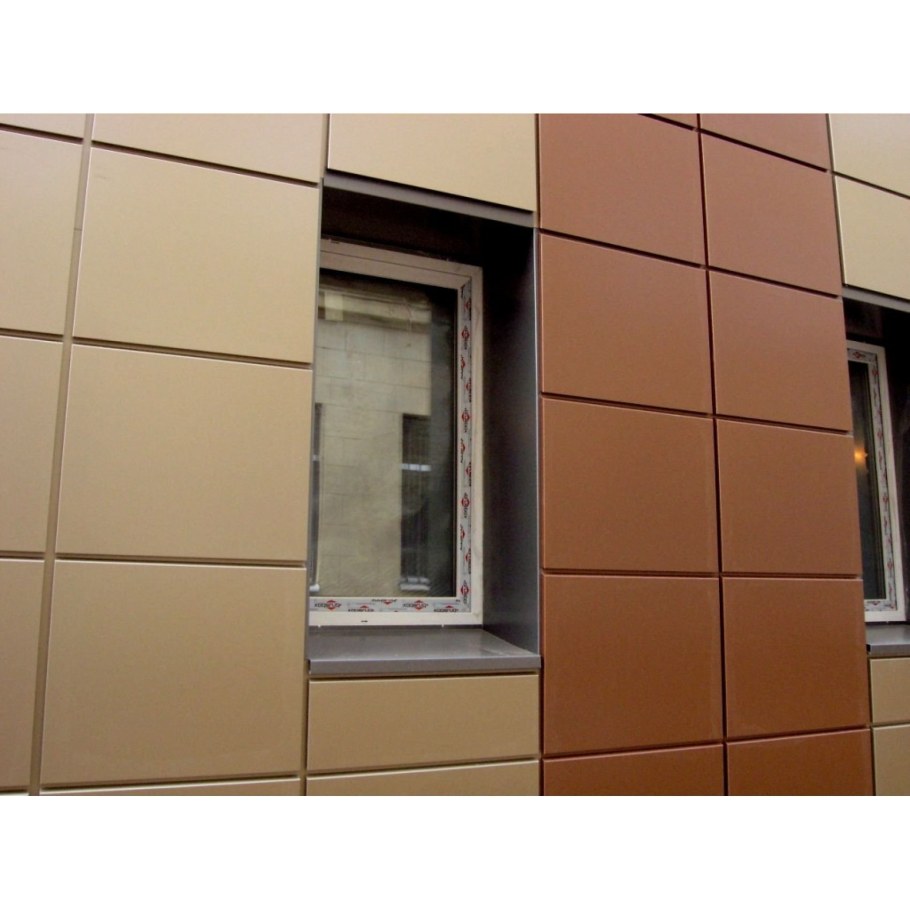 Вентилируемый фасад металлокассеты