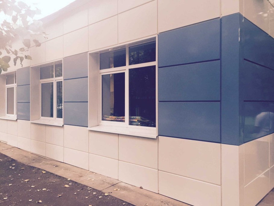 Кассетный фасад PUZZLETON