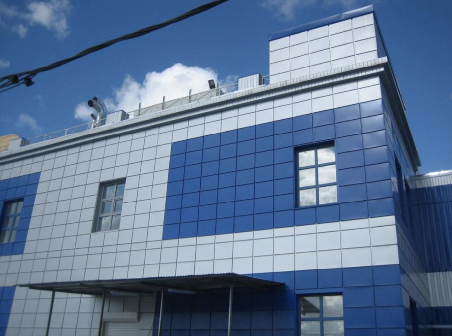 Фасад композит металлокассеты