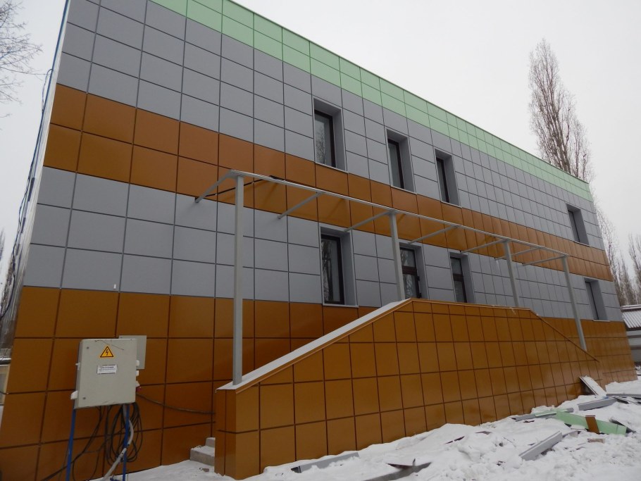 Вентфасад металлокассеты