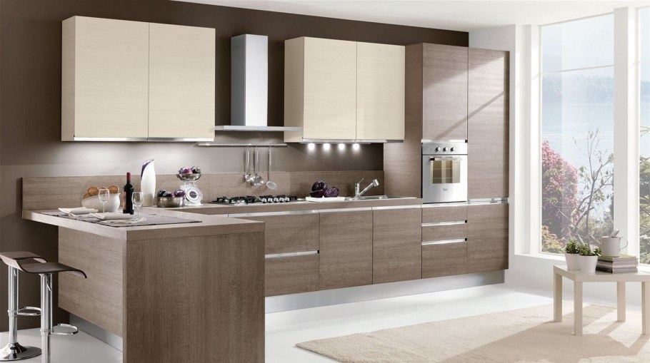 Кухня Акрилайн капучино