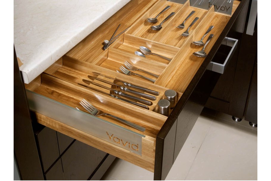 Ящики в кухнях Явид