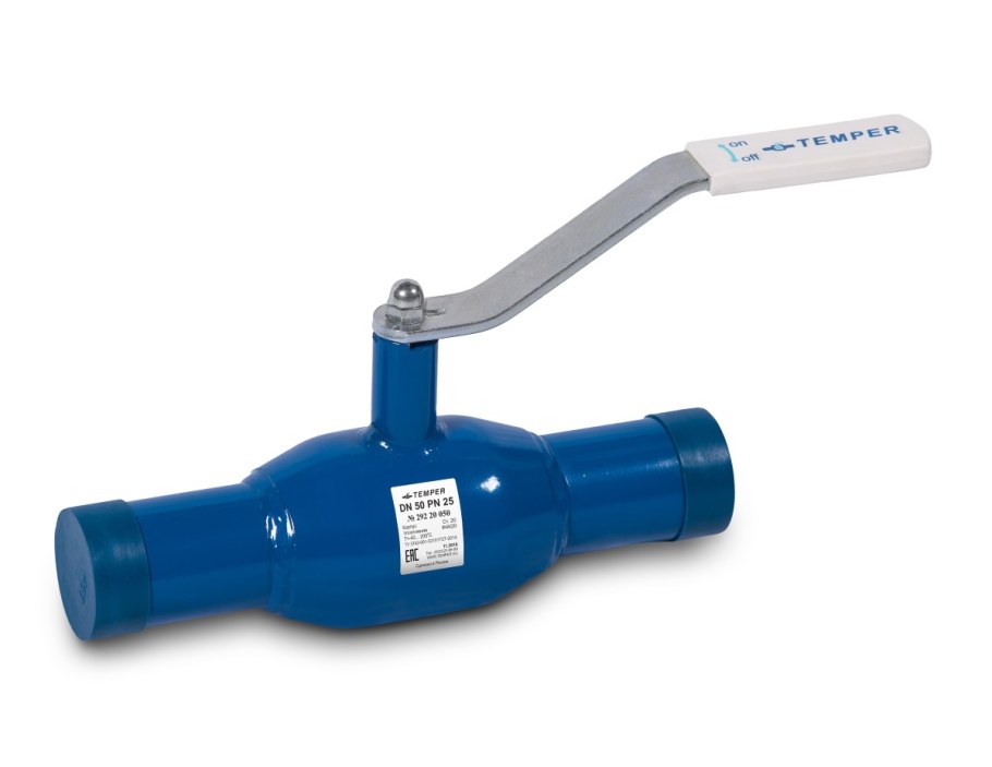 Кран шаровый Temper DN 25 pn40