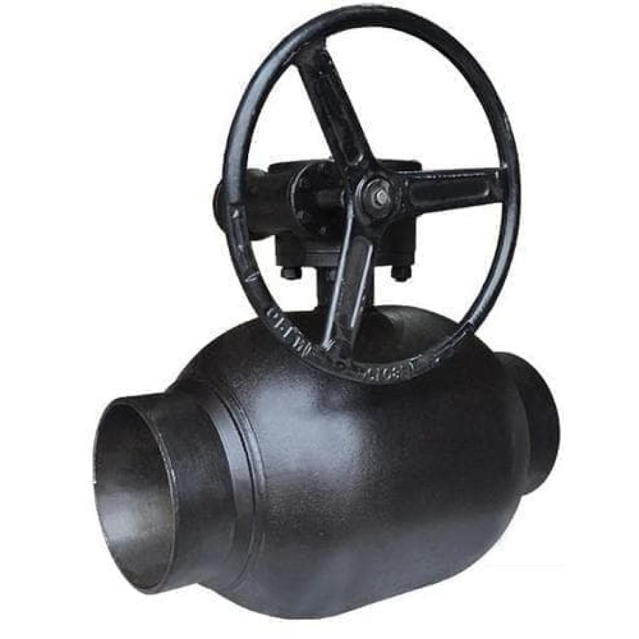 Кран под приварку с редуктором Ду 200 ру 25 (Корея КМС)