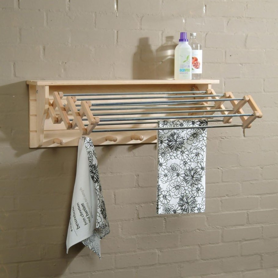 Раздвижная сушилка для белья настенная гармошка