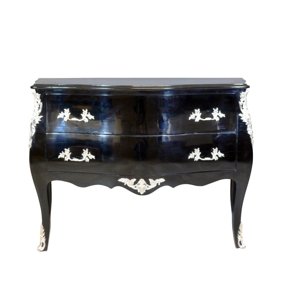 Черный комод Людовик