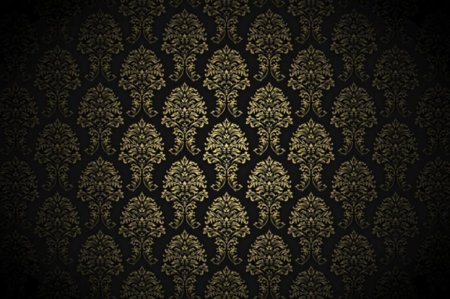 Фон черный с золотом