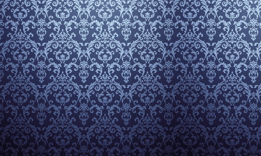 Синий фон с орнаментом