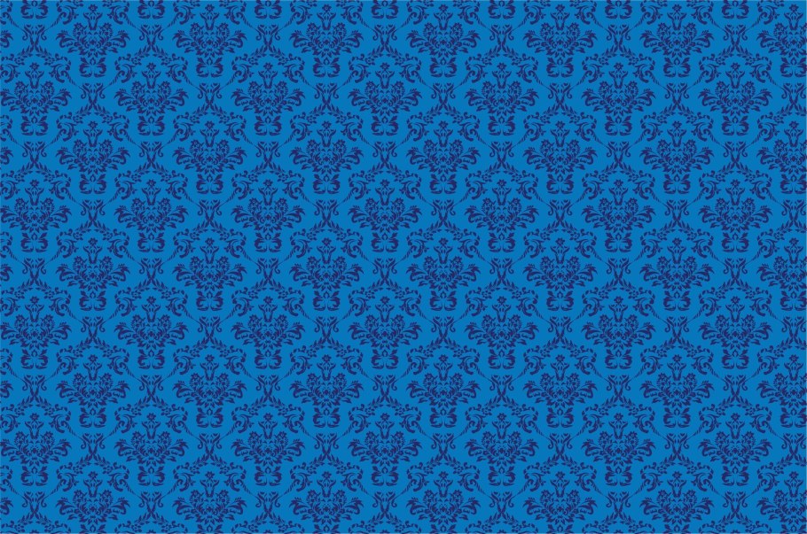 Синий фон с узорами