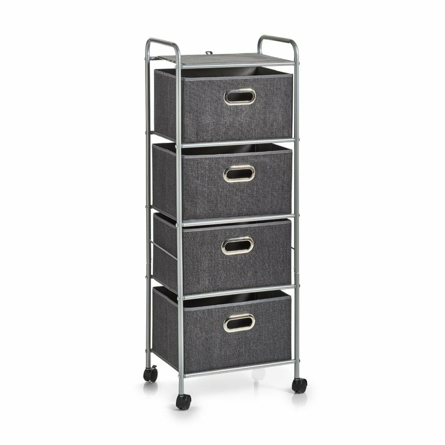 Стеллаж с ящиками на колесах