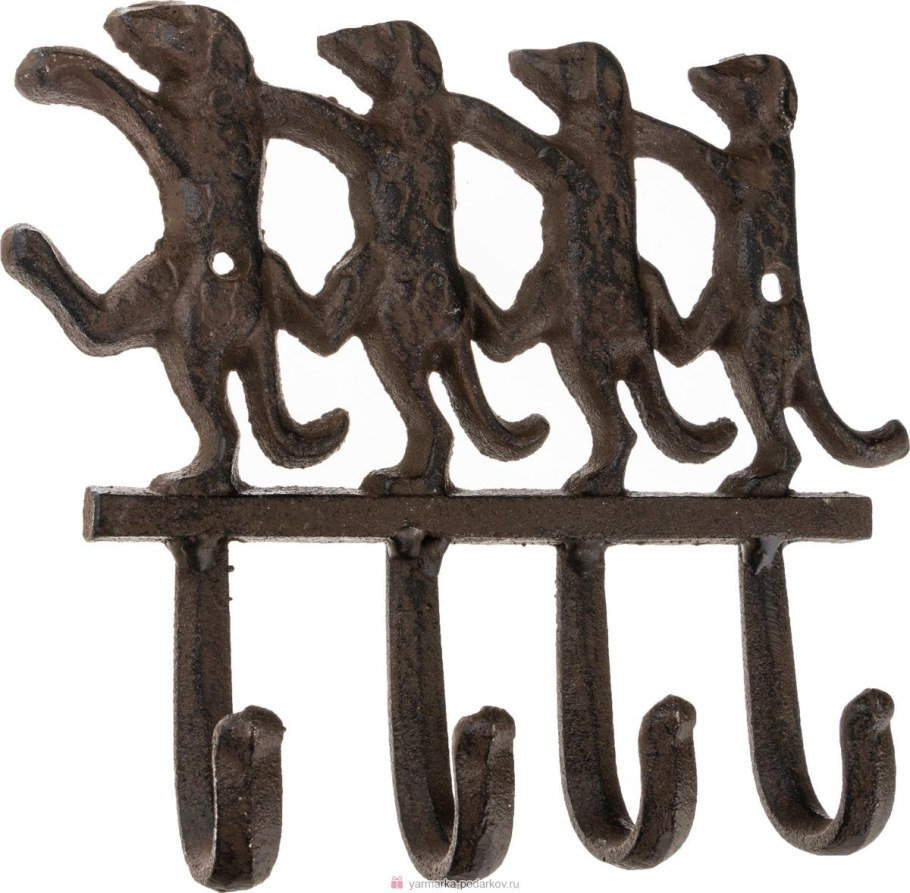 Вешалка с крючками настенная