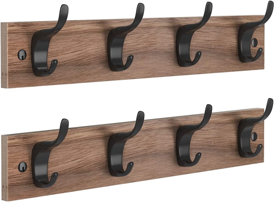 Wall Mounted Coat Rack with Hooks