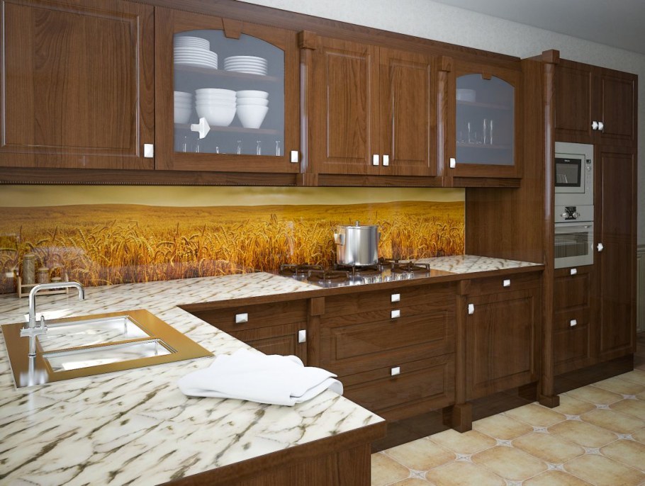 Кухонная панель фартук