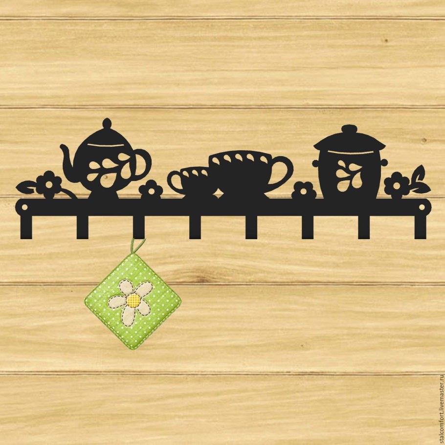 Вешалка лазерная резка