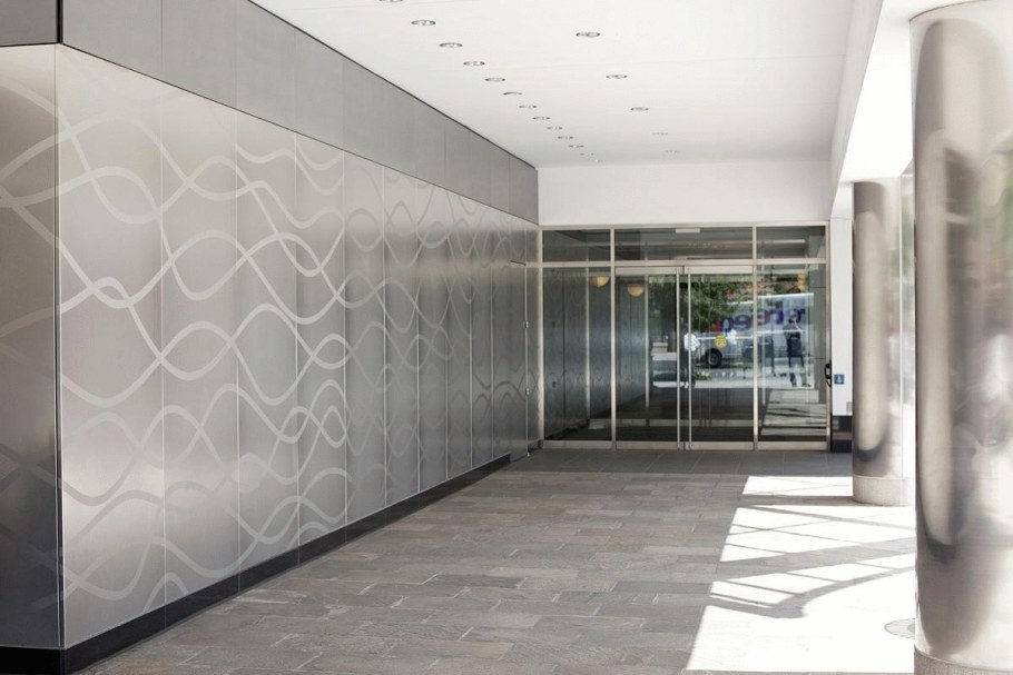 Алюминиевые панели в интерьере