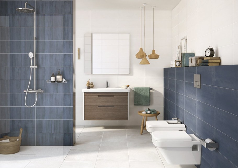 Керамическая настенная плитка Colette Navy 21.4х61