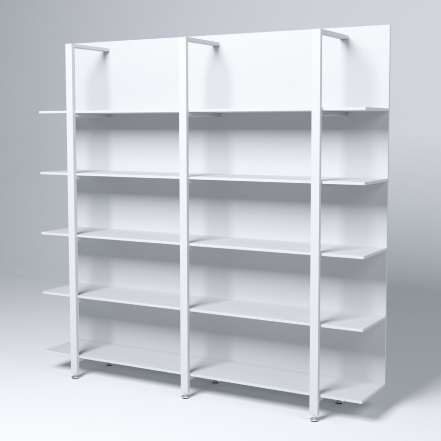 Стеллаж (Размеры: 1000x400x1600 мм, металл: нержавейка 304)