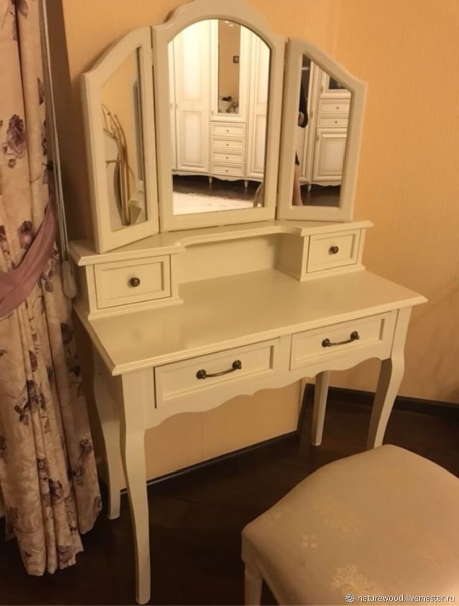 Зеркало тройное для туалетного столика