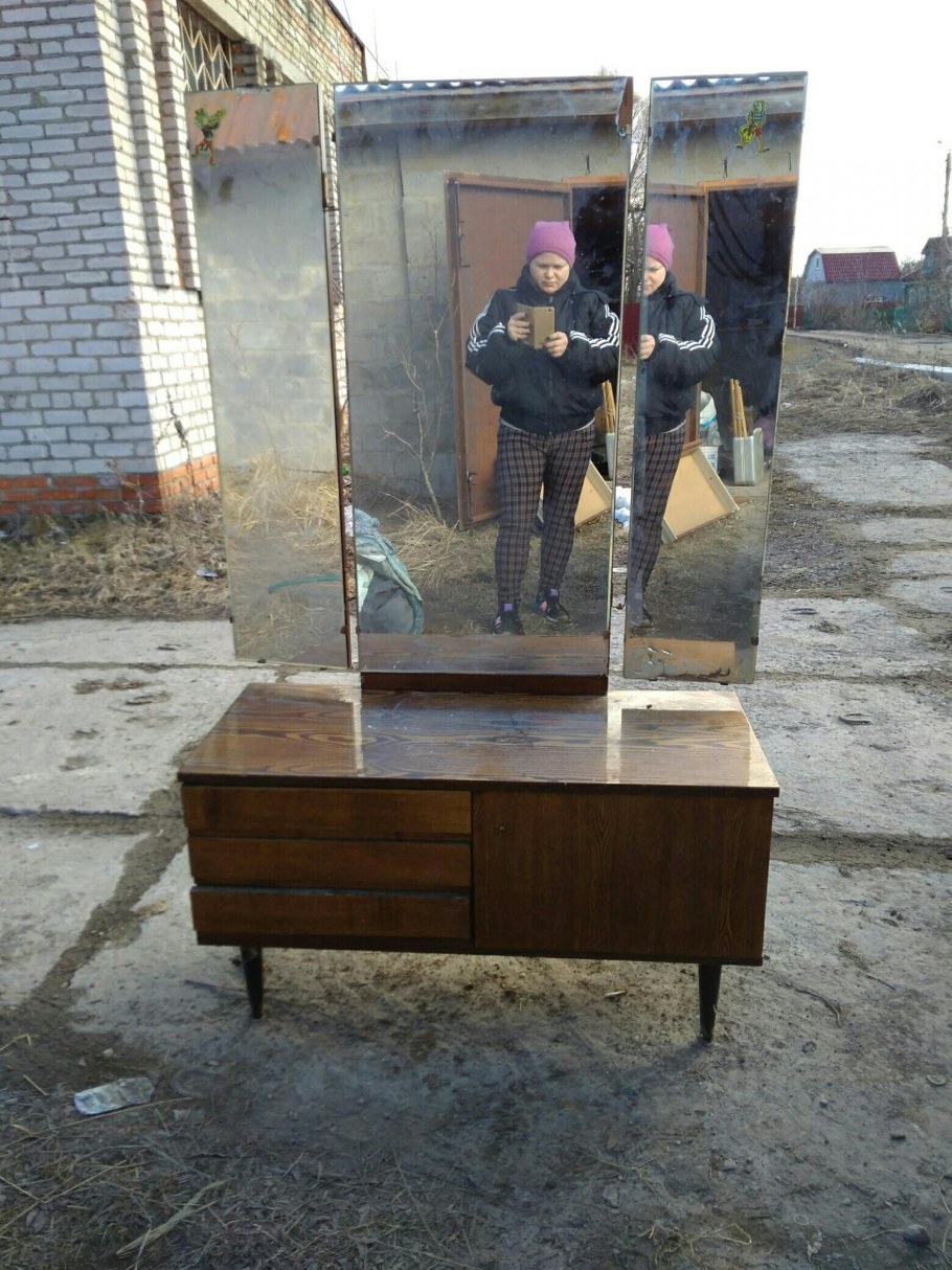 Трюмо с зеркалом СССР