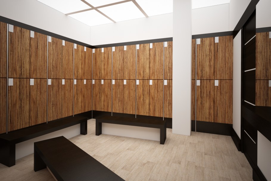 Шкафчики для фитнес клубов