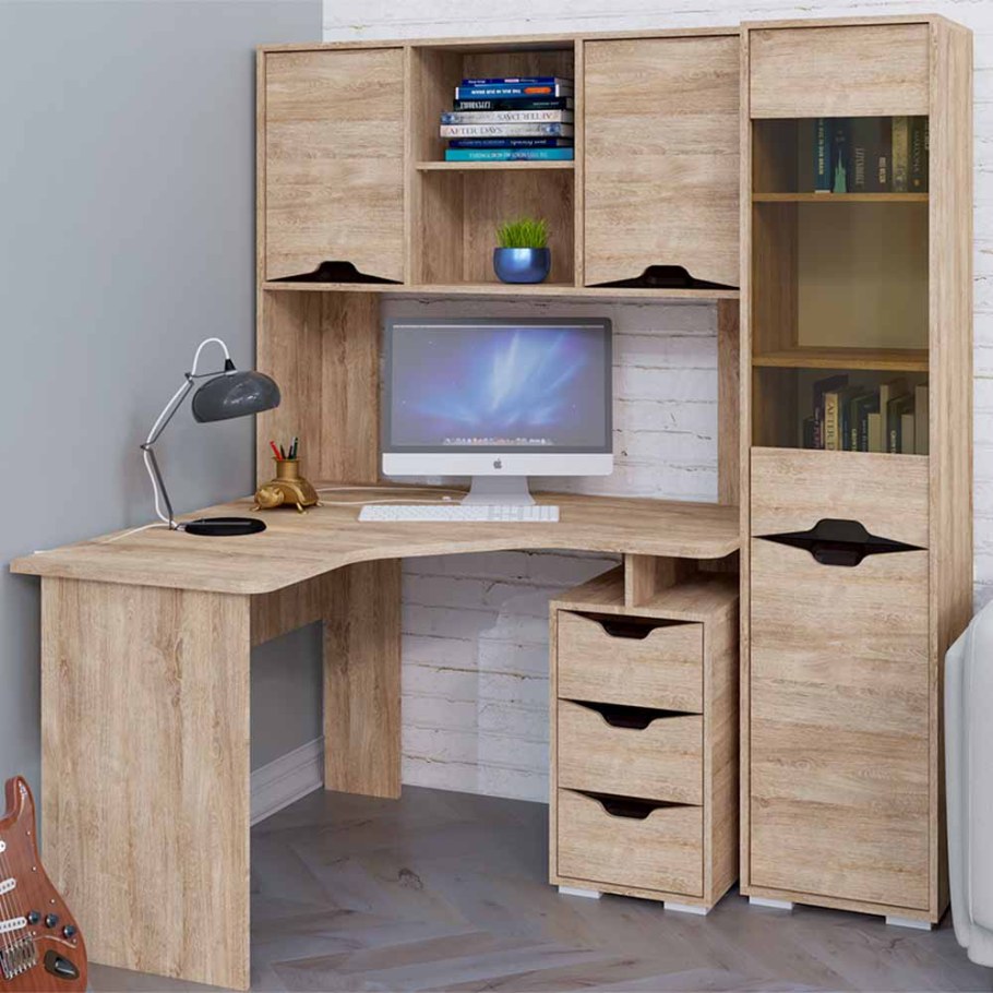 Стол компьютерный СП-1 дуб Баррик