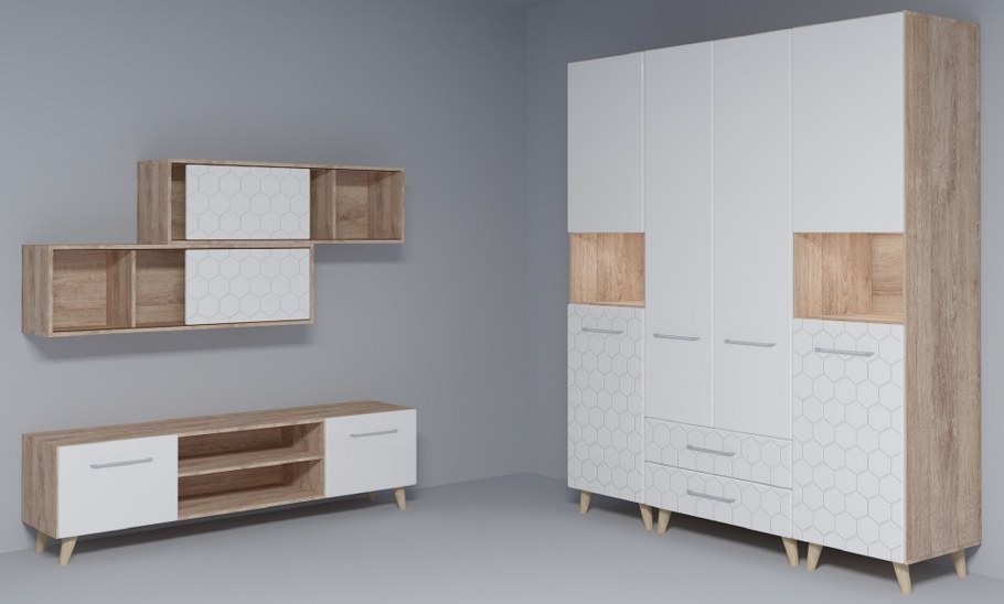 Дуб Барик светлый ЛДСП