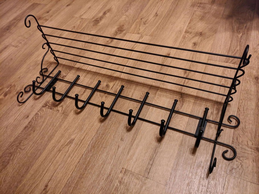 Вешалка настенная Sheffilton Грация 790, черная